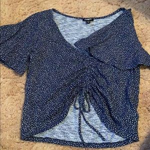 Express polka dot top